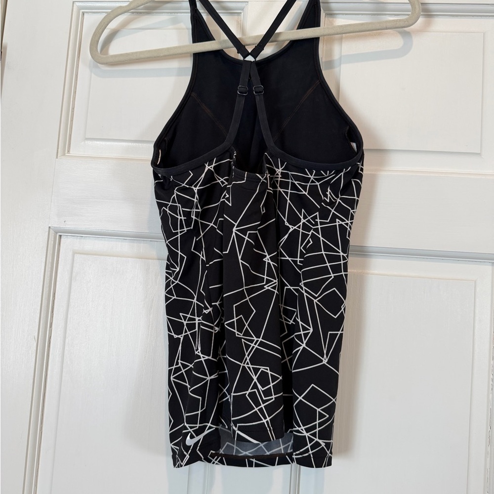 Nike Black and White Athletic Tank Top - Picture 3 of 5